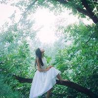 最新QQ头像女，与自然美景的邂逅，内心平和之旅