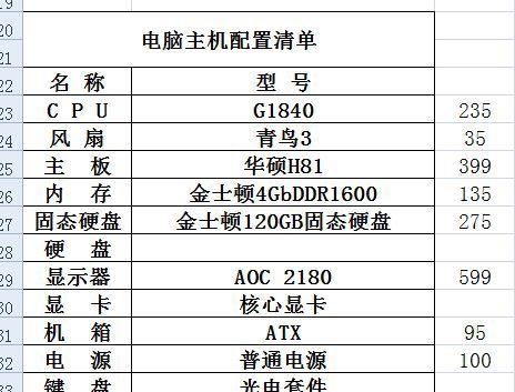 电脑配置探索